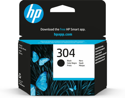 HP 304 Black Original Ink Cartridge HP 304 Black Original Ink Cartridge